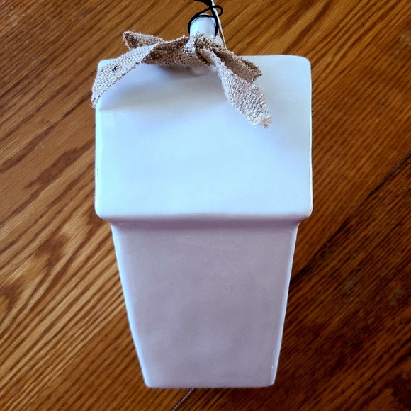 👀50% OFF - NWT‼️ Rae Dunn Ceramic "Knock" birdhouse - Picture 10 of 14